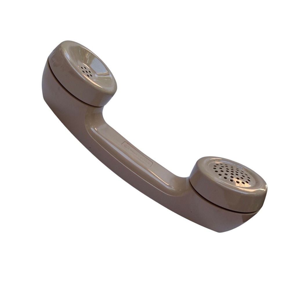 Western Electric Bell System Telephone Handset Modular Tan Beige Replacement